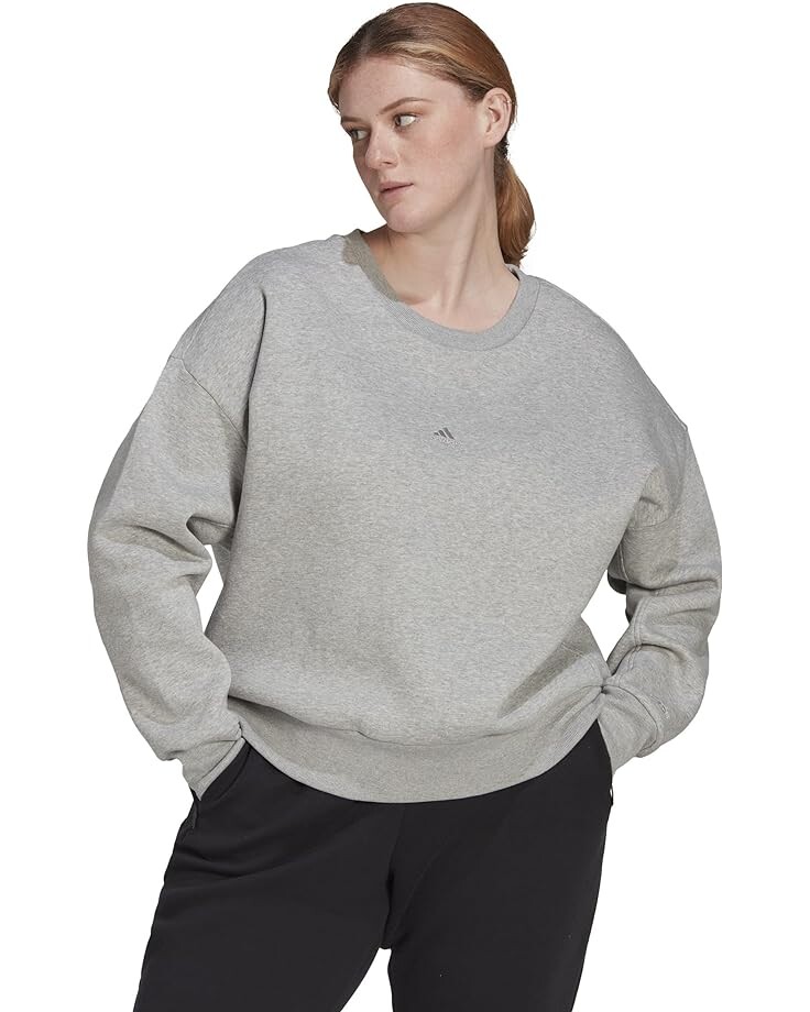 

Толстовка adidas Plus Size All SZN, цвет Medium Grey Heather