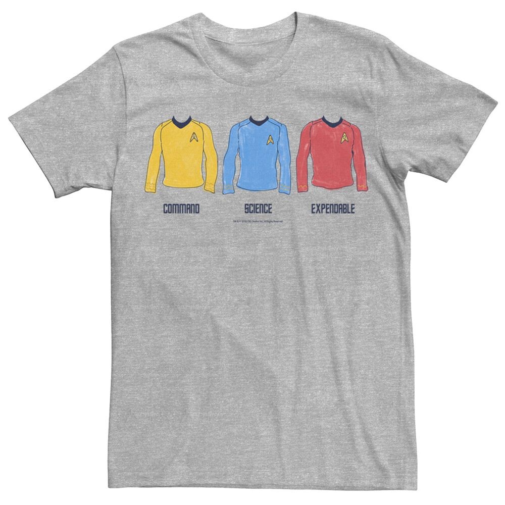 

Мужская футболка Star Trek Divisions Licensed Character, цвет Athletic Heather