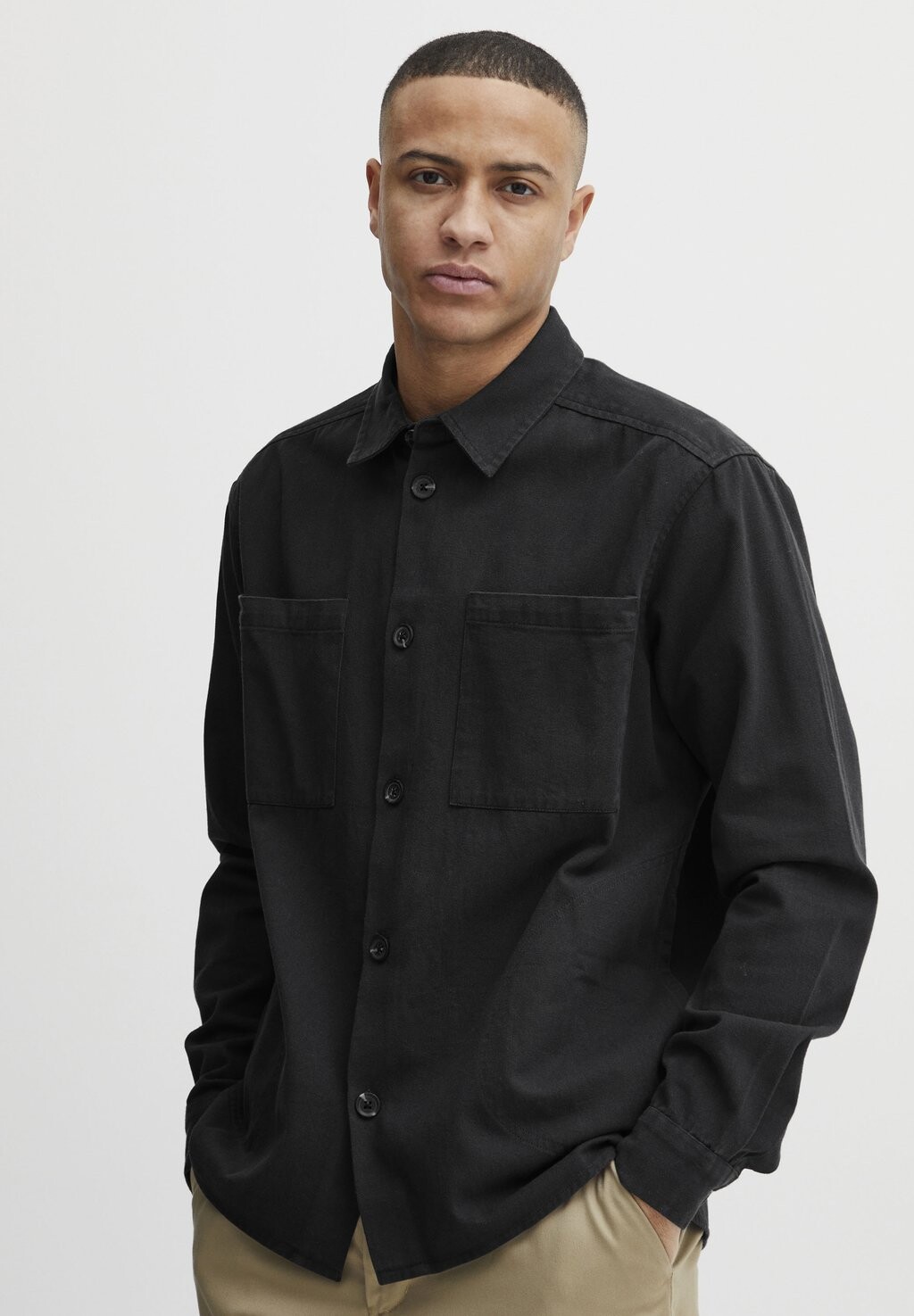 

Рубашка FIDEL Solid, цвет true black