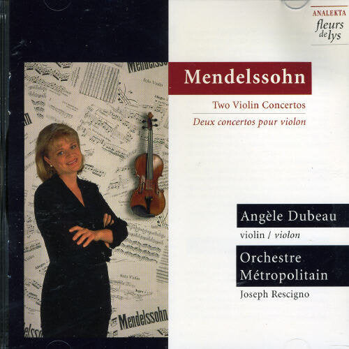 

CD диск Mendelssohn / Dubeau / Rescigno: Con (D) Vn/Str/Con (E) Vn/O