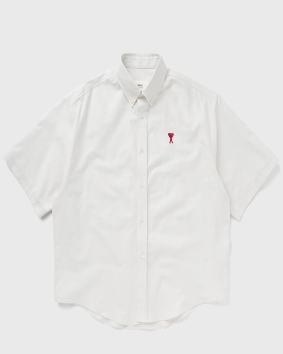 

Рубашка Ami Paris Boxy Fit Sl Shirt, цвет craie