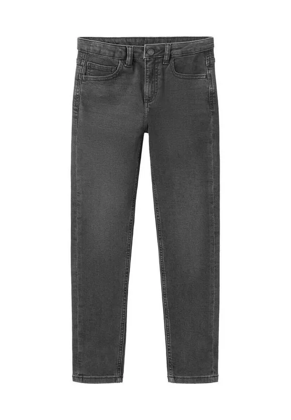 Детские джинсы облегающего кроя Mango Kids, Black Denim — фото 2