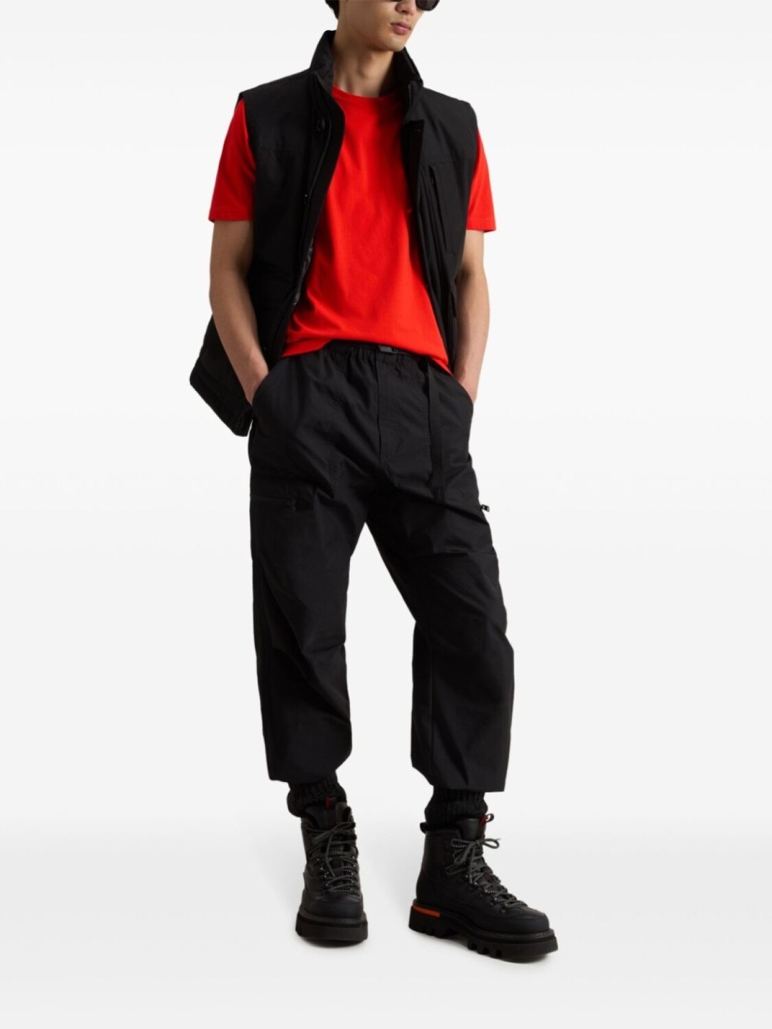 

Woolrich футболка из органического хлопка с нашивкой-логотипом, красный
