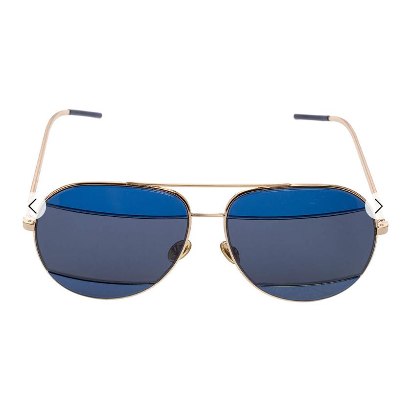 Авиаторские солнцезащитные очки Metal Unisex Gold DIOR — фото 3