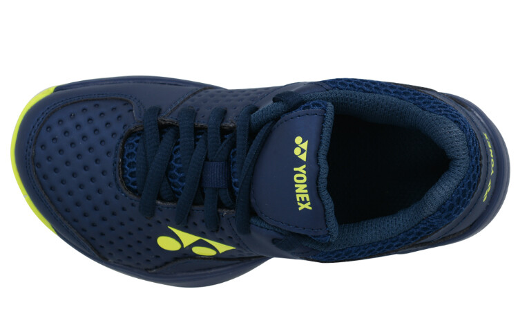 Кроссовки детские ECLIPSION 2 Kids Low-top темно-синие/желтые Yonex, темно-синий/желтый — фото 3