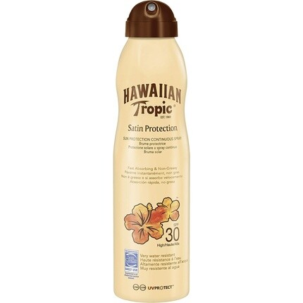 

Солнцезащитный лосьон-спрей Satin Protection Spf30 220 мл, Hawaiian Tropic