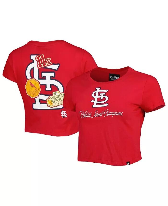 

Красная женская футболка St. Louis Cardinals Historic Champs New Era