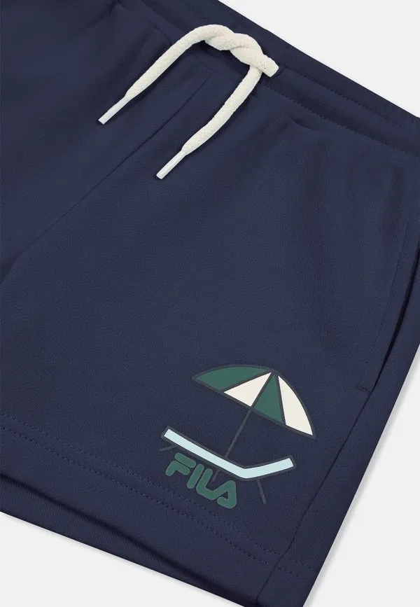 Одежда crespina, обычные шорты с графическим принтом Fila, Black Iris — фото 3