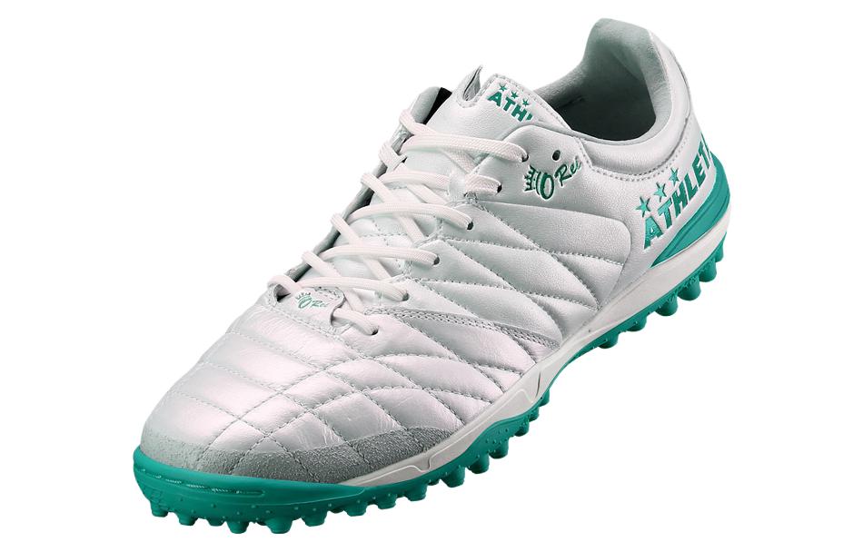 

ATHLETA Футбольные бутсы TF с резиновыми шипами, амортизацией, поддержкой и покрытием, мужские, бело-зеленые, цвет White Green