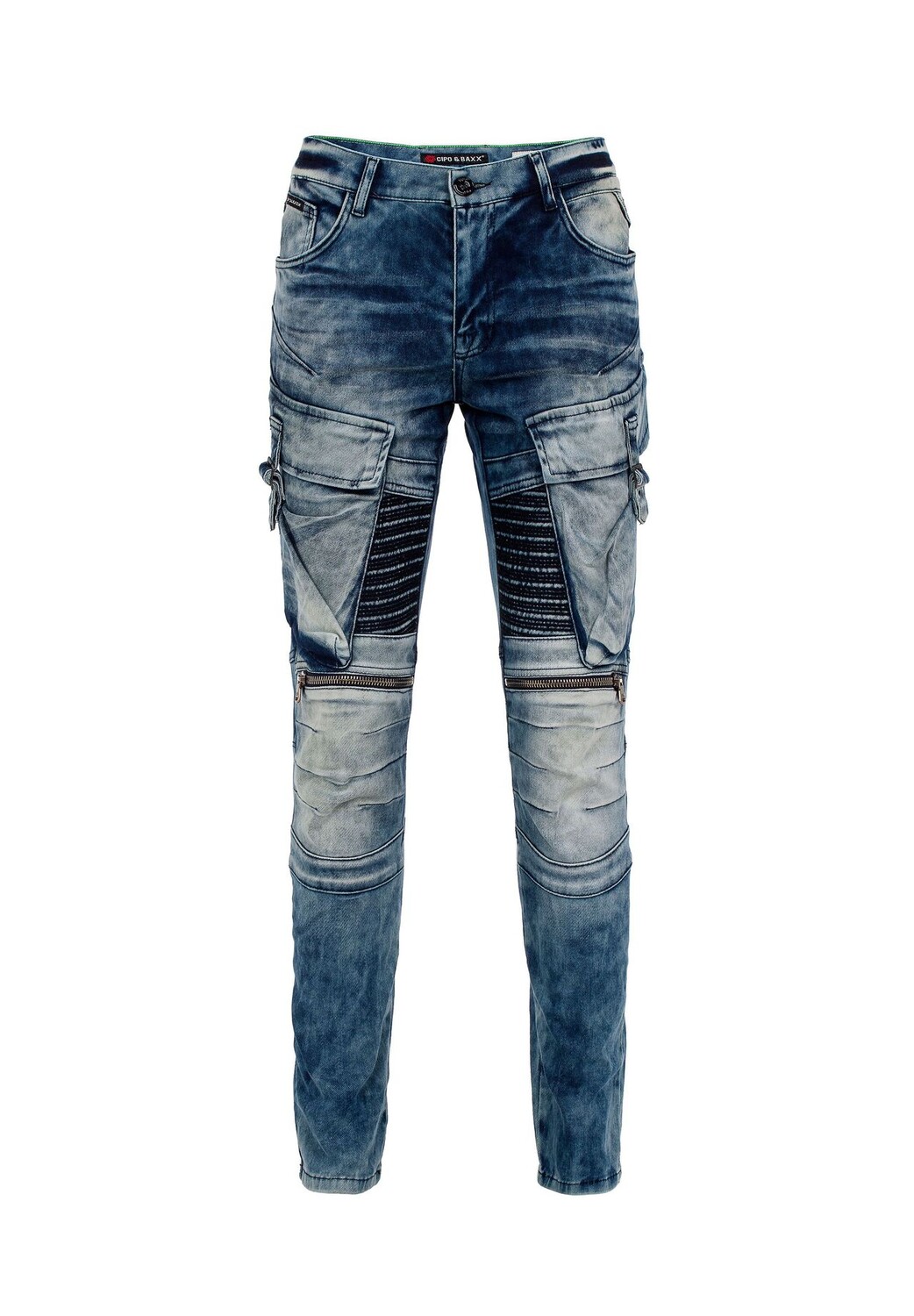 

Брюки-карго с повседневными карманами на штанинах CIPO & BAXX, синий