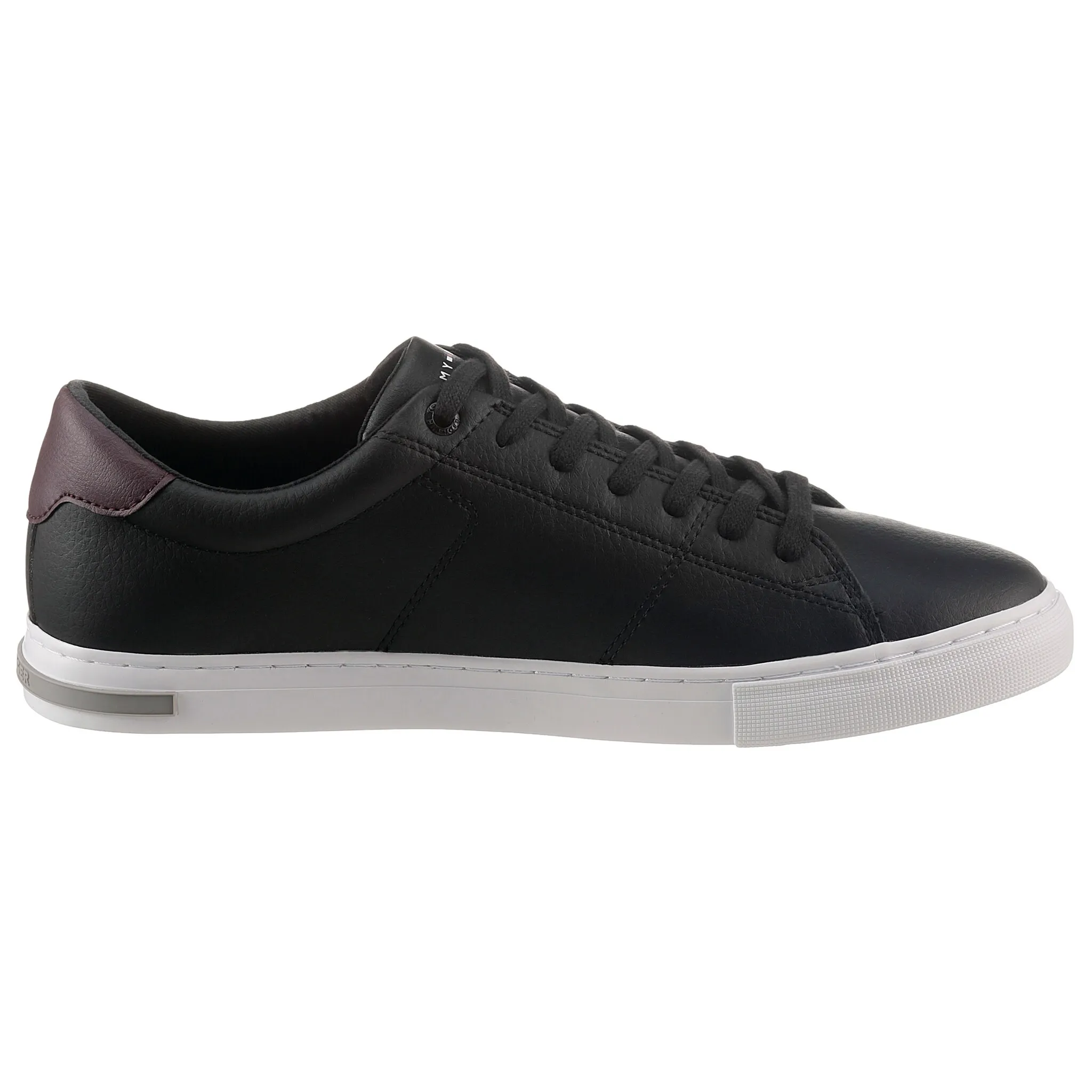 Кроссовки Tommy Hilfiger "ESSENTIAL LEATHER DETAIL VUL", черный — фото 4