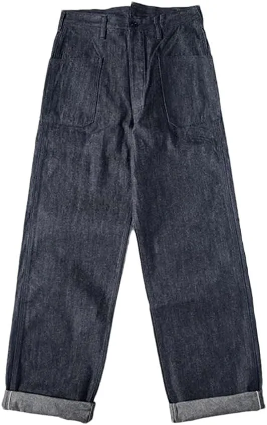 

Мужские повседневные джинсы прямого кроя loose fit с высокой посадкой