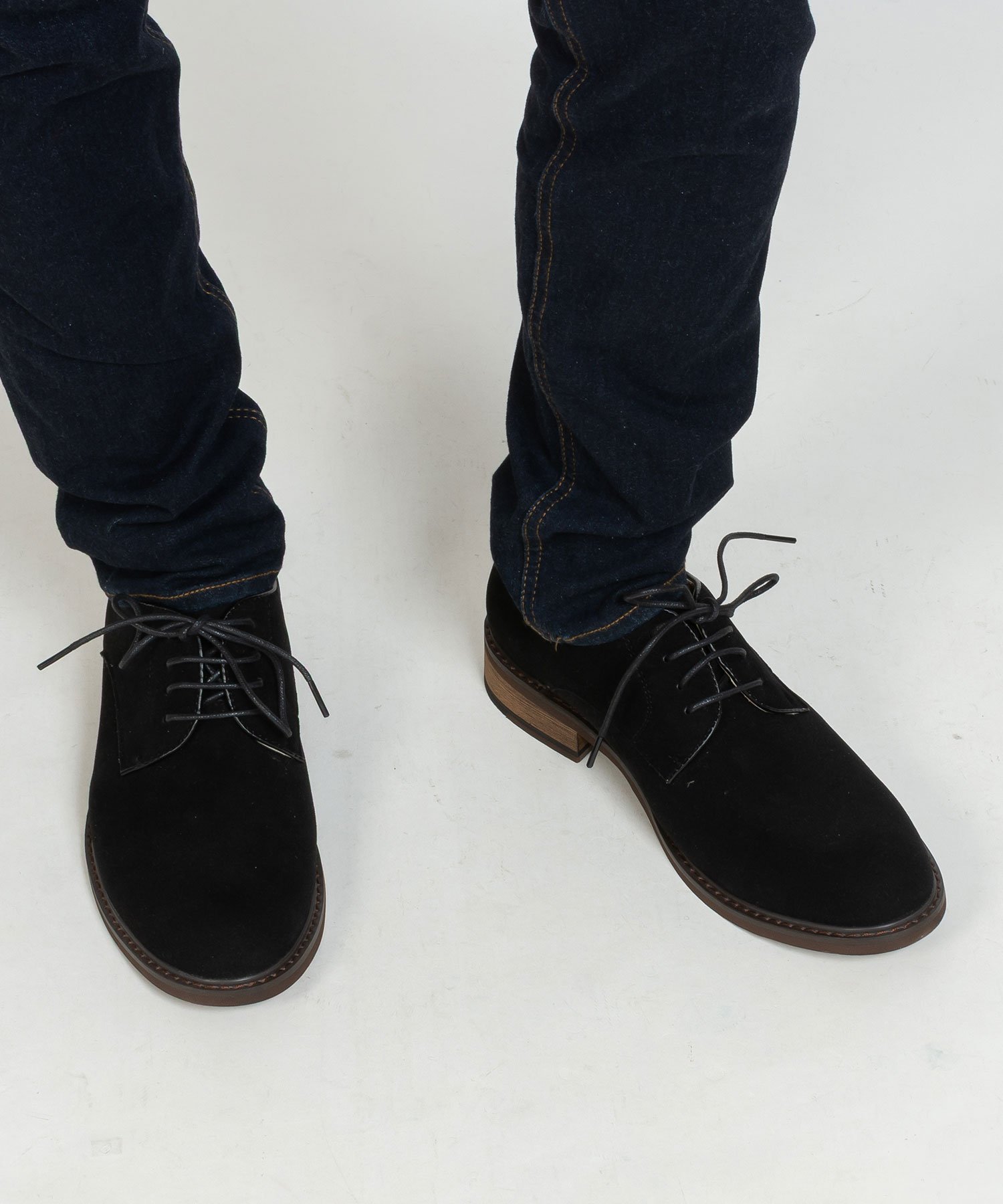 Оксфордские туфли SVEC, Black suede — фото 4