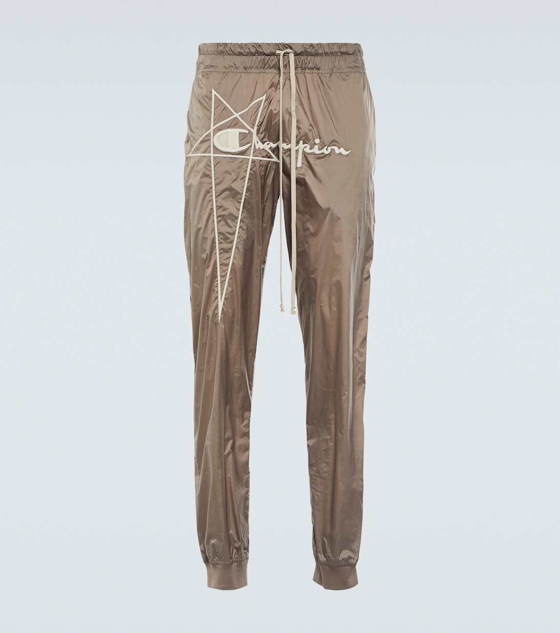 Нейлоновые спортивные штаны из коллаборации с Champion® Rick Owens, бежевый