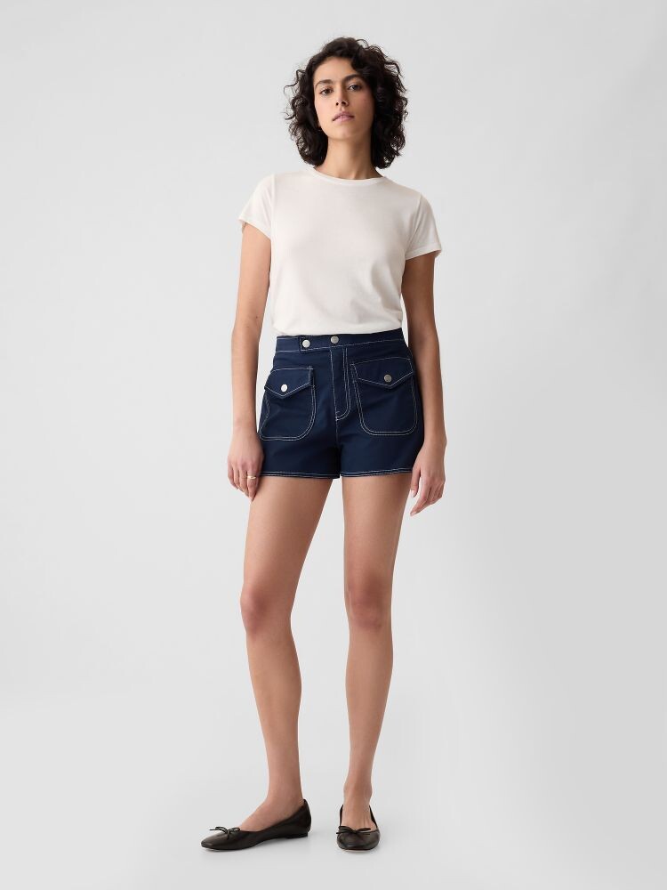 

Хлопковые шорты Gap, синий