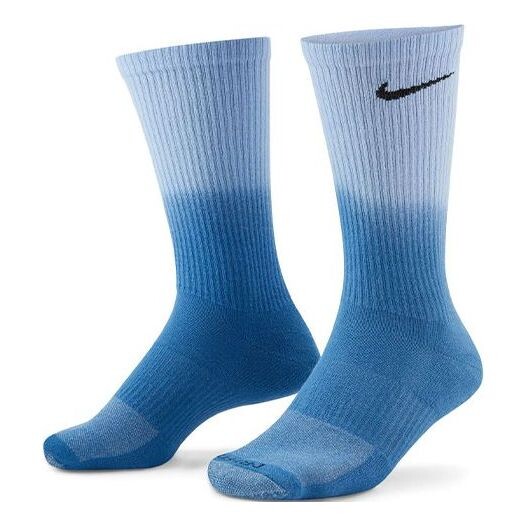 

Носки Nike Brand Logo Gradient Sports Training Socks Couple Style 2 Pairs Blue, мультиколор