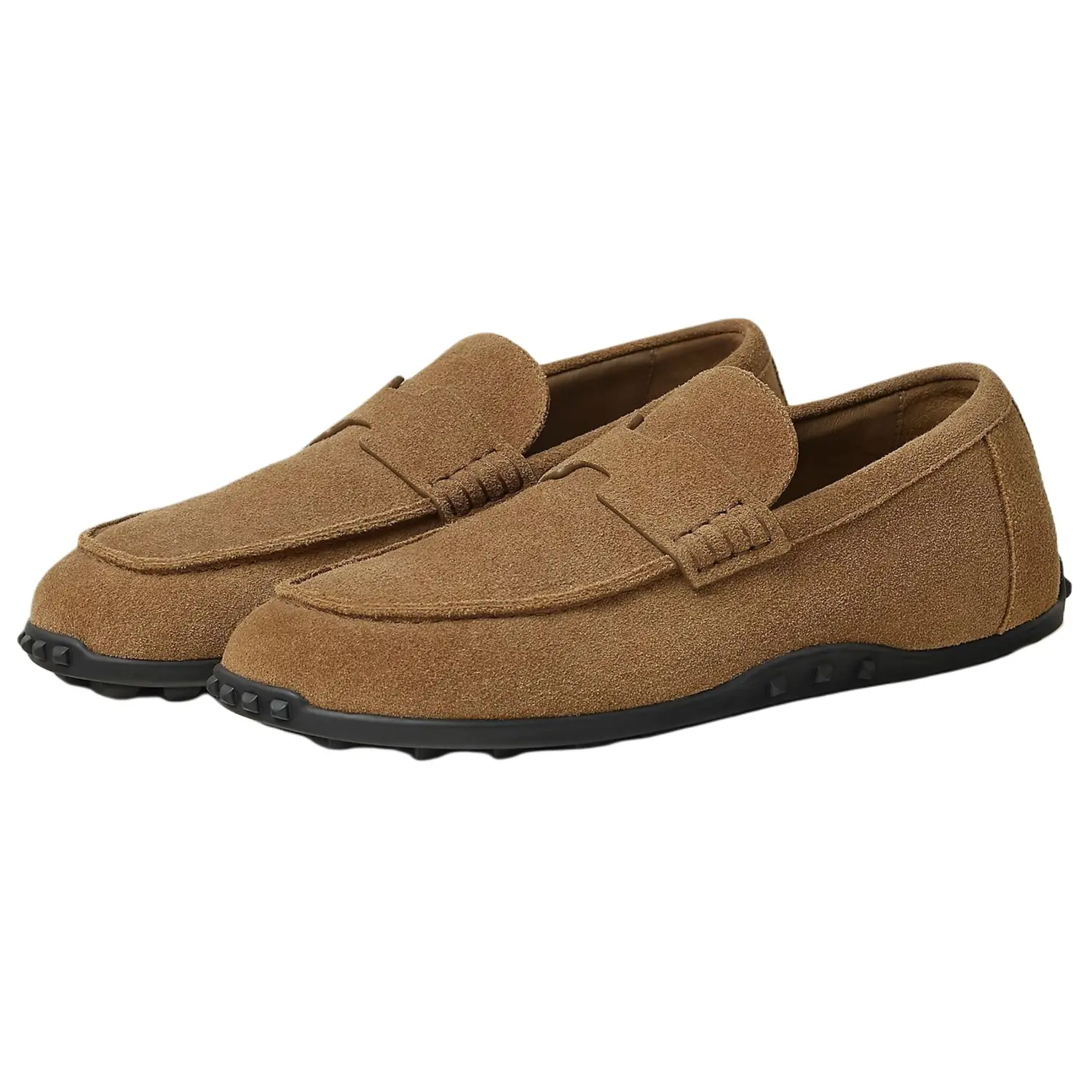 HERMES Lazy Casual Shoes 1cm женские коричневые — фото 4
