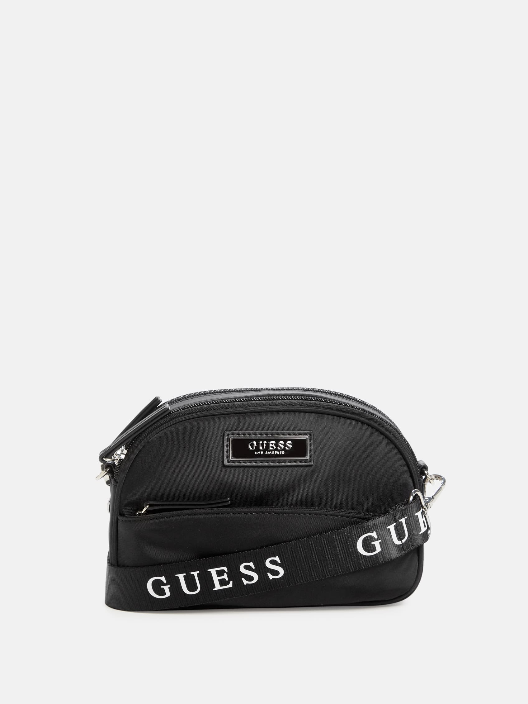 

Нейлоновая мини-сумка Dome через плечо Guess Factory, черный