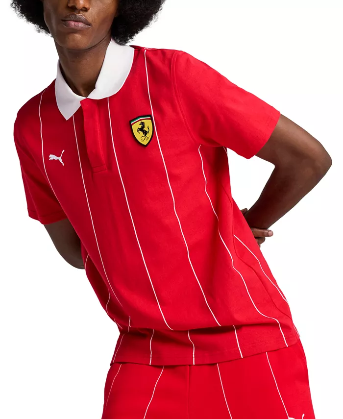 

Мужская премиальная поло Ferrari Puma, красный