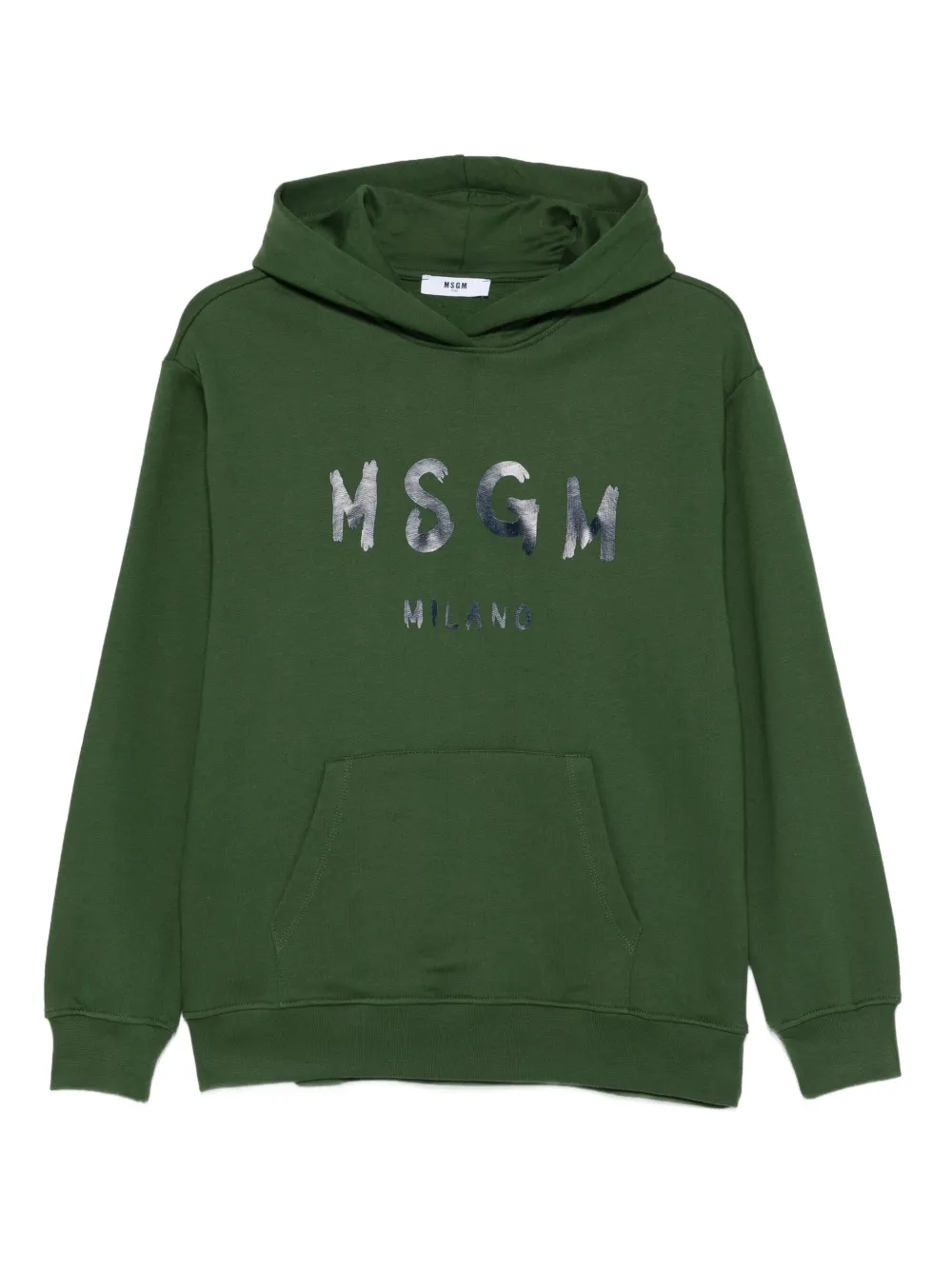 

Худи с логотипом MSGM Kids, зеленый