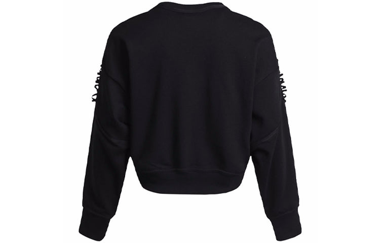 Худи (WMNS) Nike Casual Sports Knit Training Round Neck Black Hoodie — фото 2