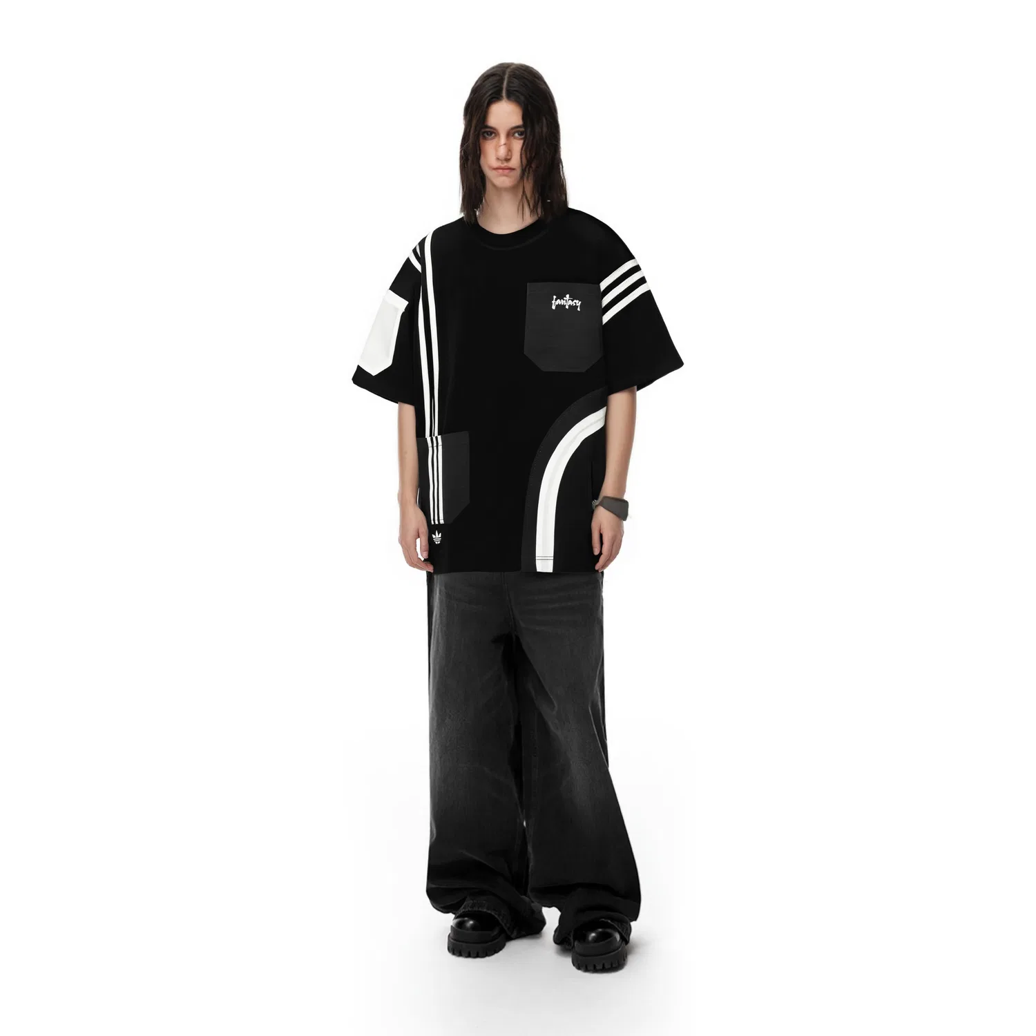 Футболка Adidas Originals Fantasy Unisex Black — фото 3