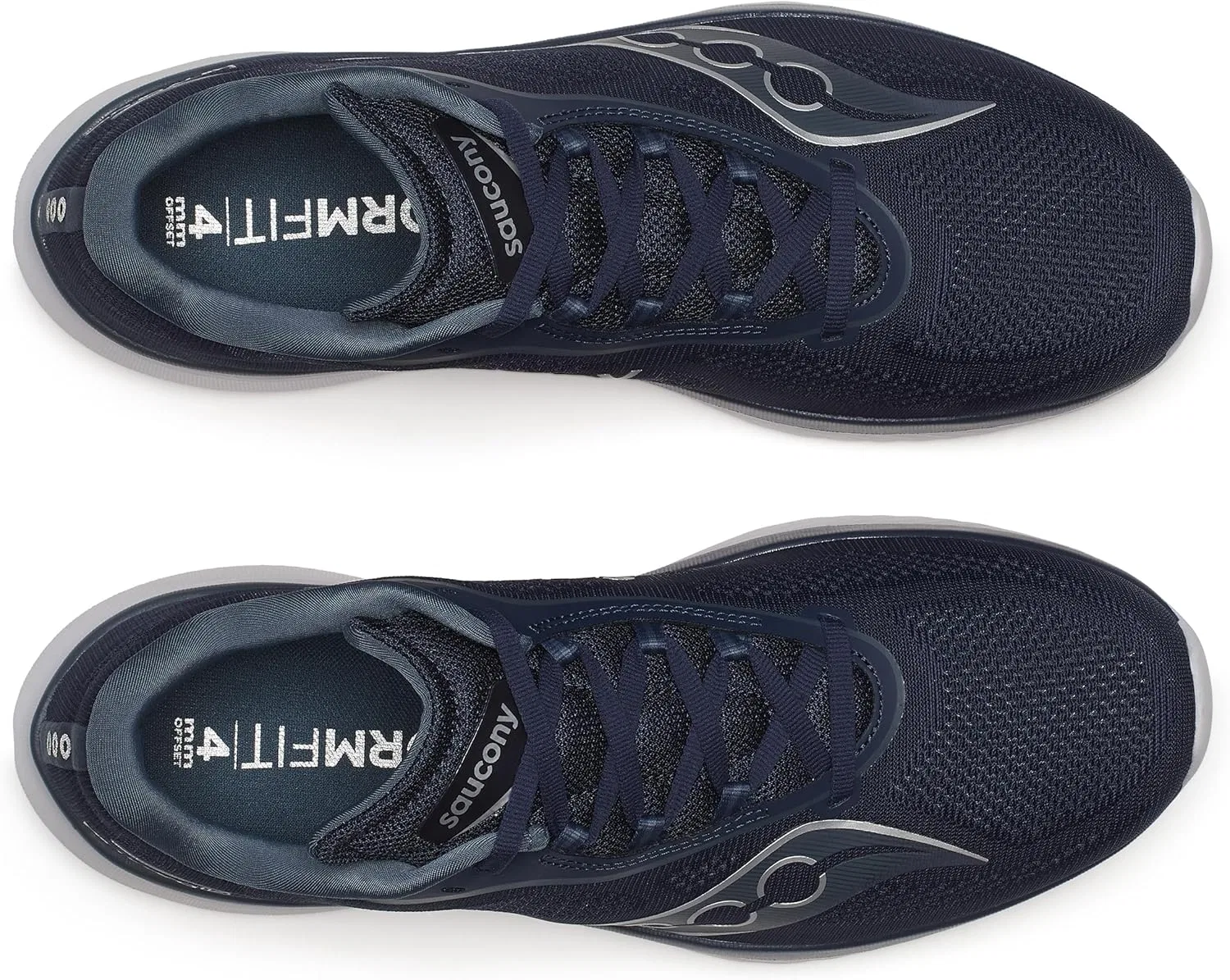 Мужские кроссовки Saucony Kinvara 15, Navy Blue Silver — фото 4