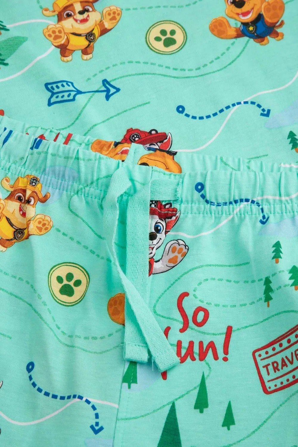 Пижама детская с Paw Patrol, Coccodrillo, бирюзовый — фото 4