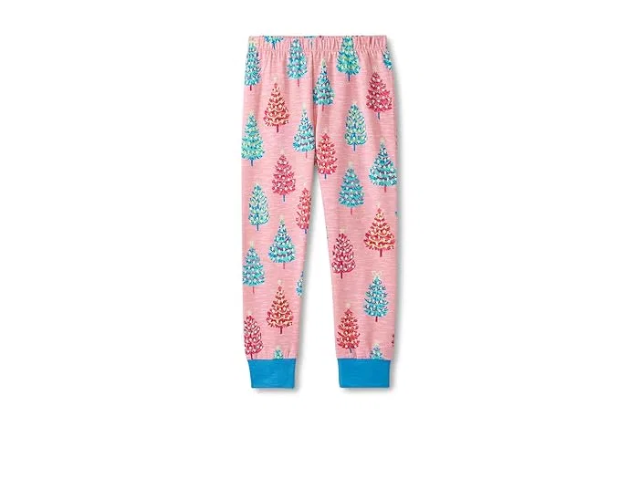 Пижама Stretch Cotton Pink, Hatley Kids — фото 3
