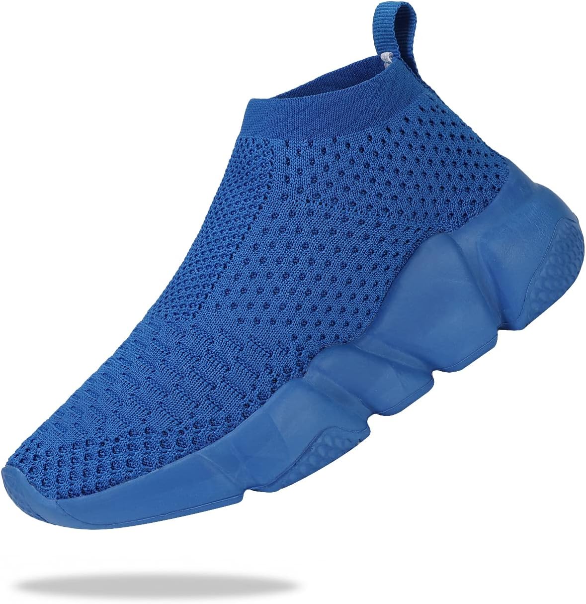 

Детская обувь Santiro для мальчиков, носки-туфли для девочек, дышащие вязаные слипоны, синий