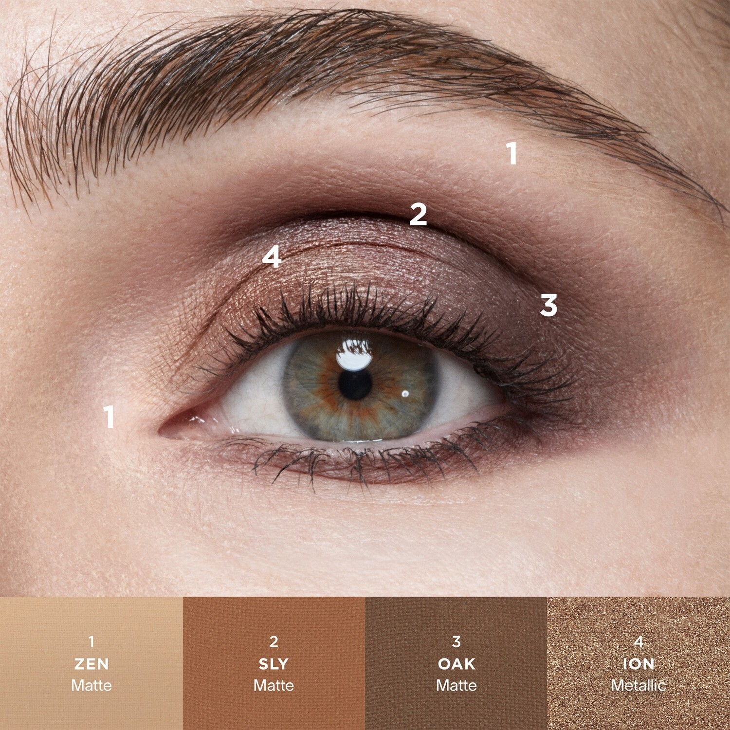 Тени для век curator eyeshadow Hourglass, mod, вес 1 гр. — фото 3