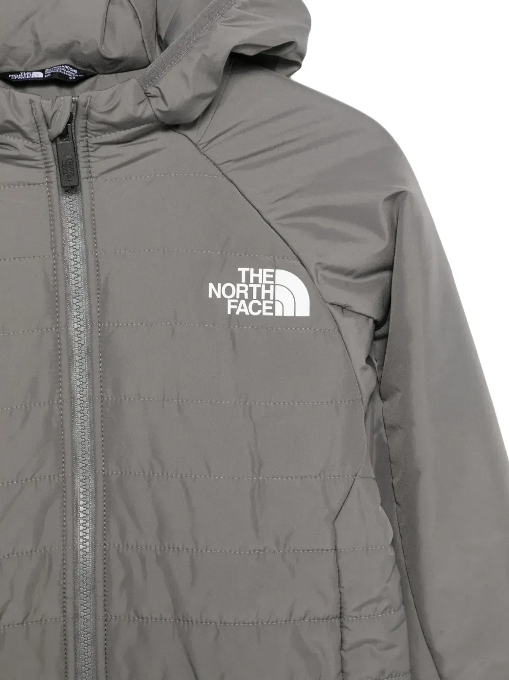 Детская стеганая куртка The North Face B Never Stop с капюшоном The North Face Kids, серый — фото 3
