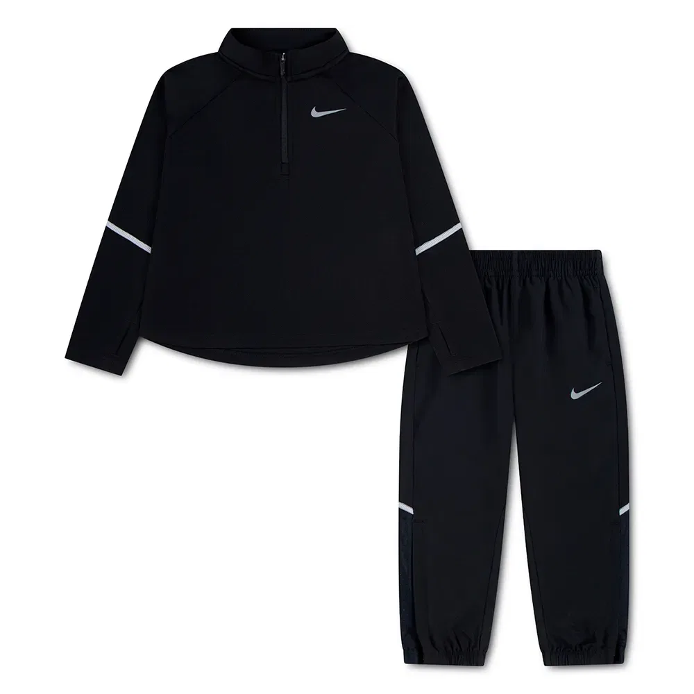 Комплект футболка с длинным рукавом и носки Nike Dri Fit Miler Nike, черный