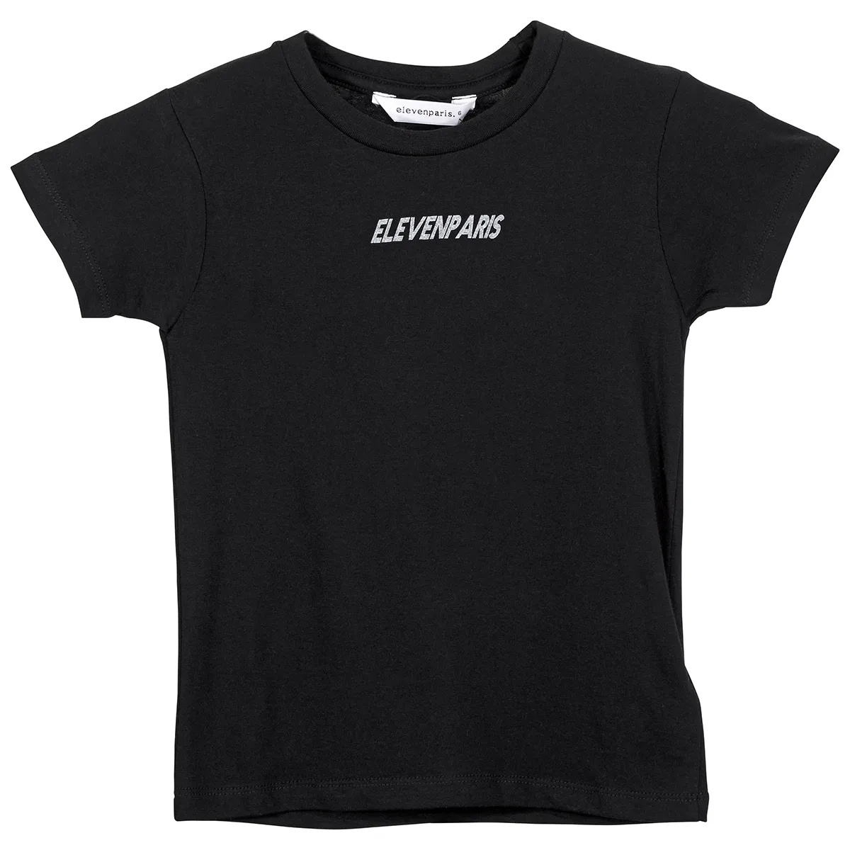 Футболка с коротким рукавом Little Eleven Paris Boys Black Helvn Eleven Paris, Black