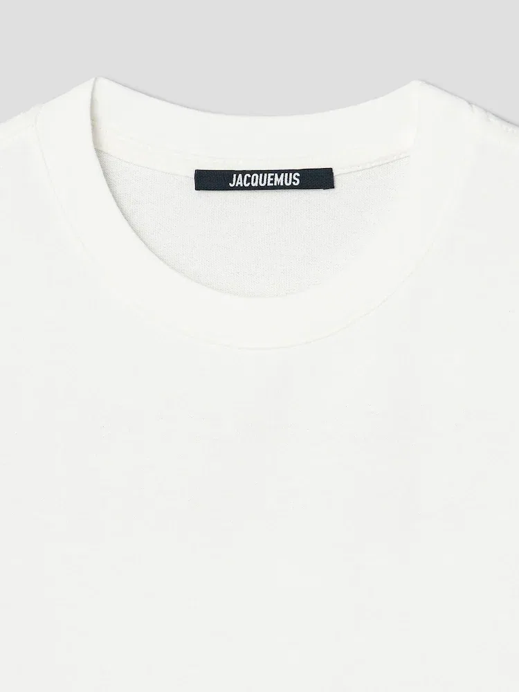 Футболка с коротким рукавом Le Tshirt De Collection JACQUEMUS, Ivory — фото 3