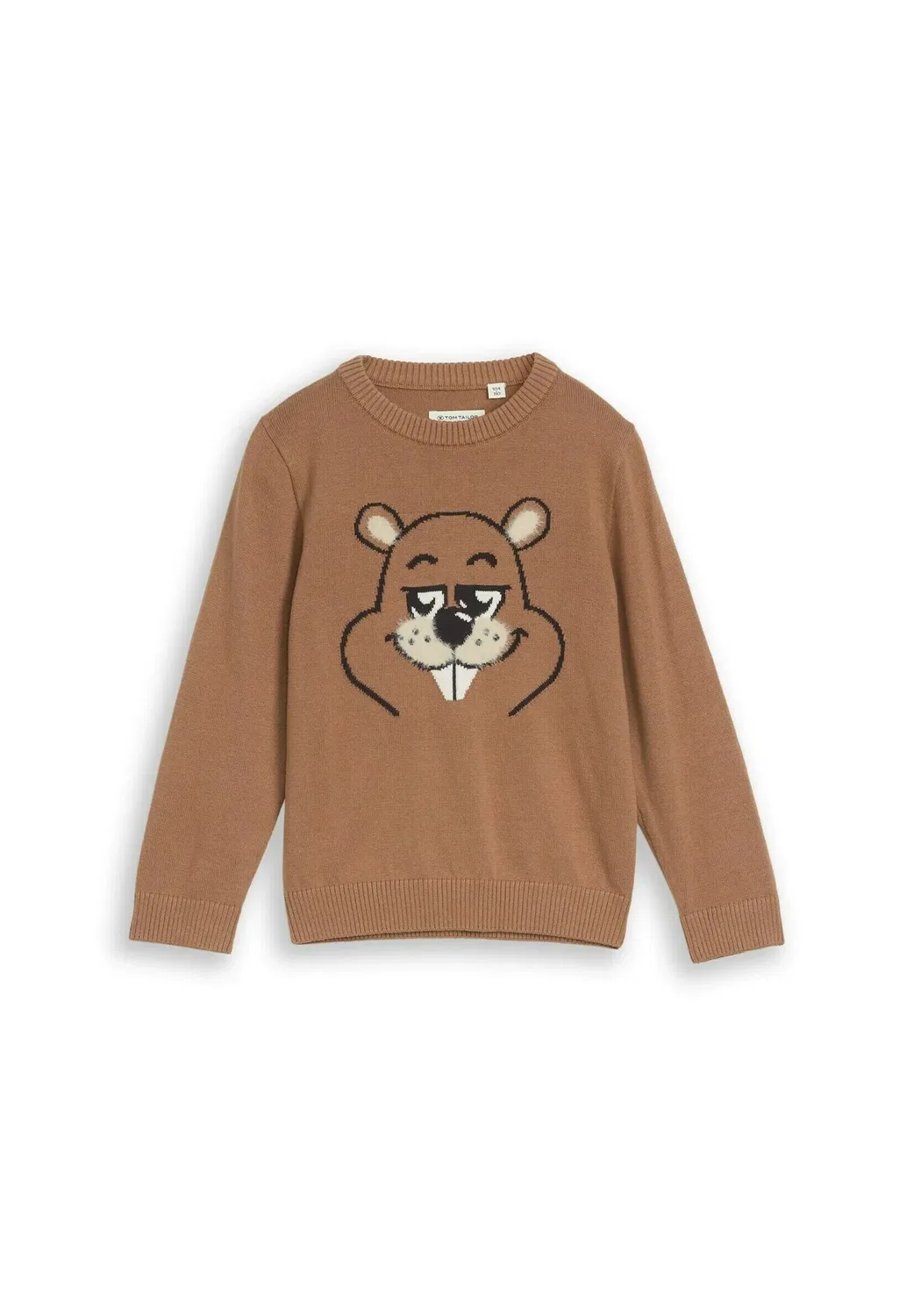 Пуловер и стрикджекен strickpullover mit tiermotiv - джемпер Tom Tailor, Smoked Wood