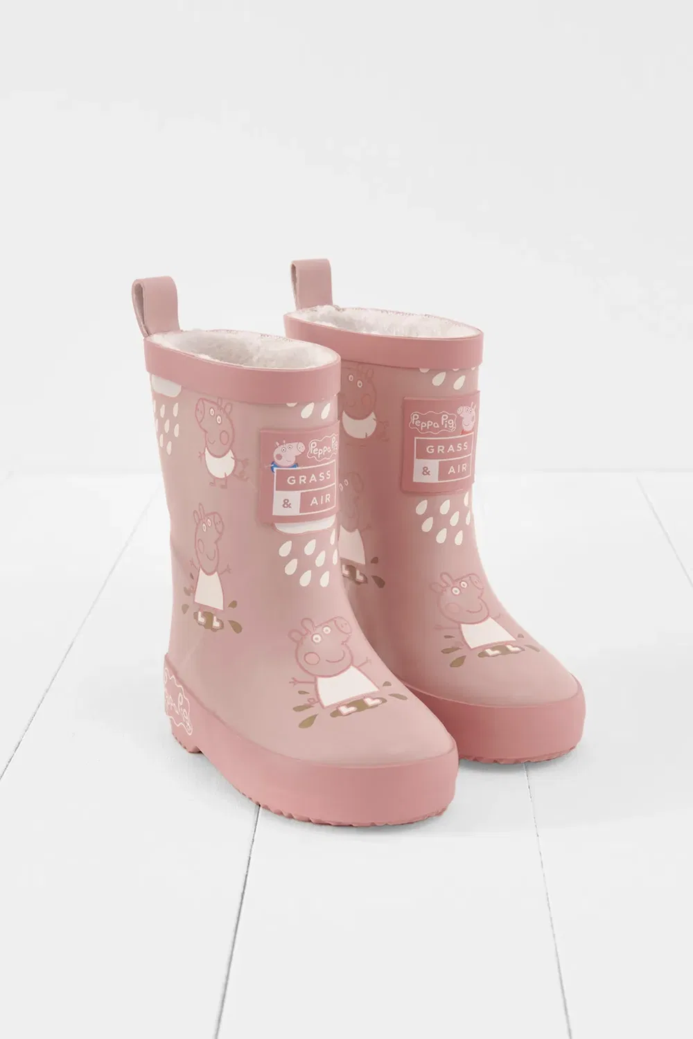 Детские сапоги-веллингтоны с меняющимся цветом Peppa Pig Grass & Air, Pink