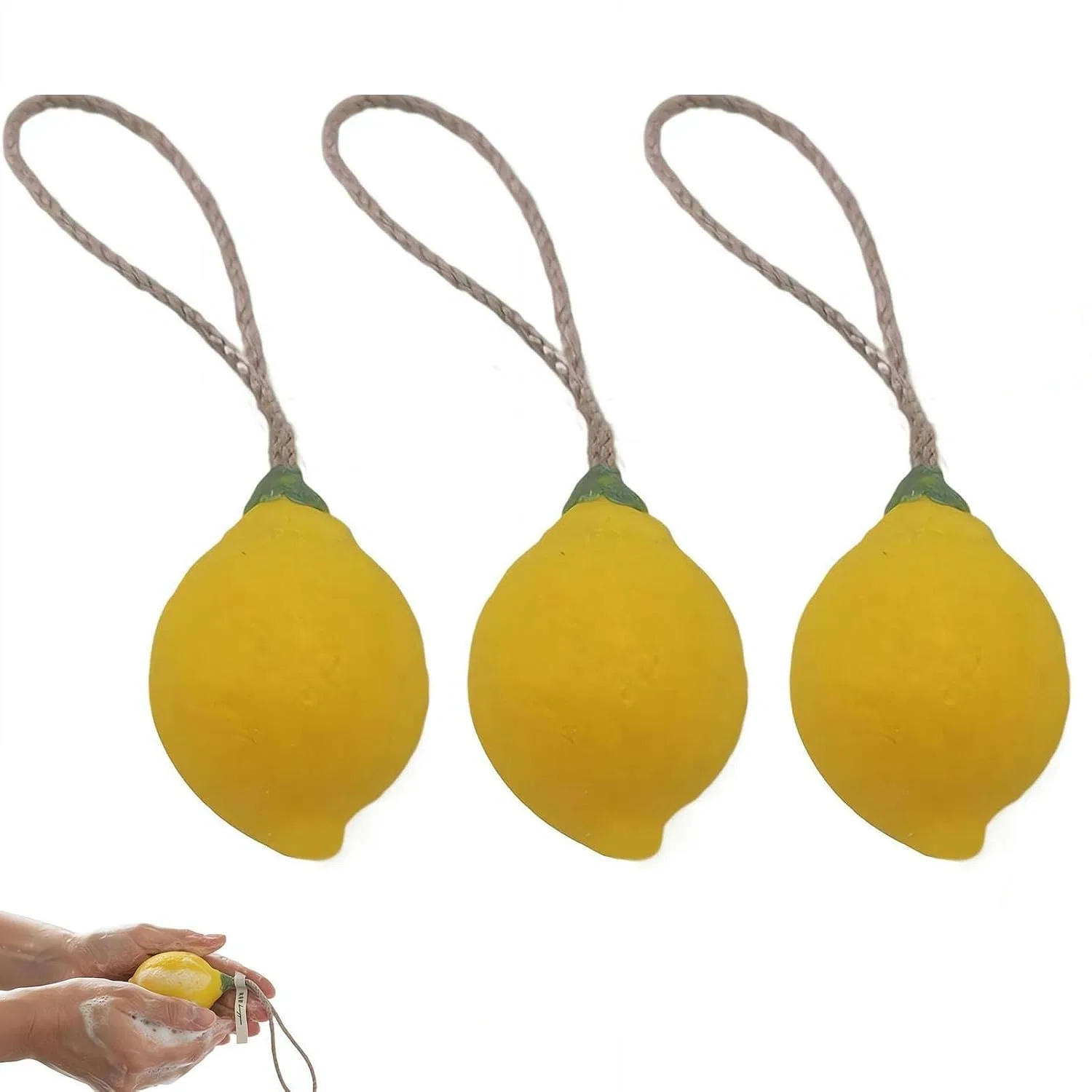 Мыло лимонное ручной работы, KIEYIQE, 3 шт, 200г, Bright Lemon Yellow