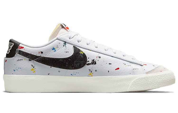 Кроссовки Nike Blazer Low 77, белый/черный — фото 2