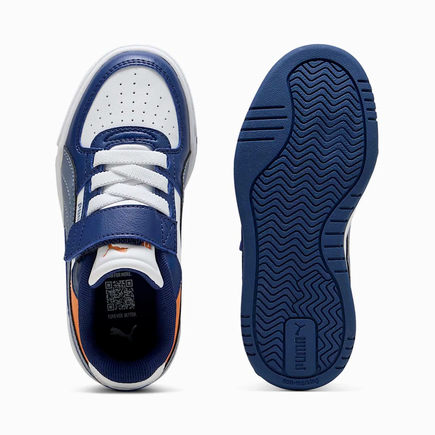 Детские кроссовки Puma Caven III Block AC+ PS, Цвет BLAU / WEISS — фото 4