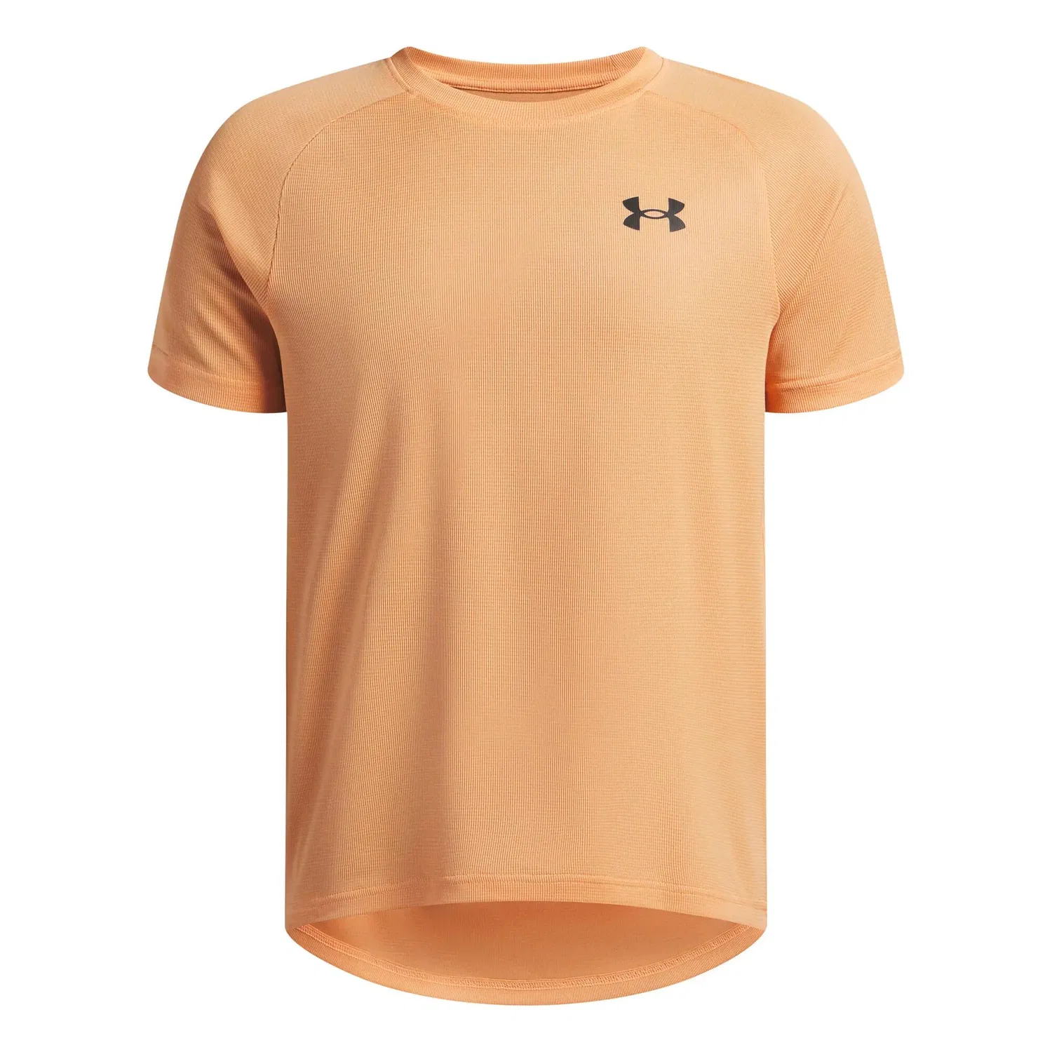 Детская футболка с технологией Tech Jungen T-Shirt Tech Textured SS Under Armour, Mango Schwarz Orange