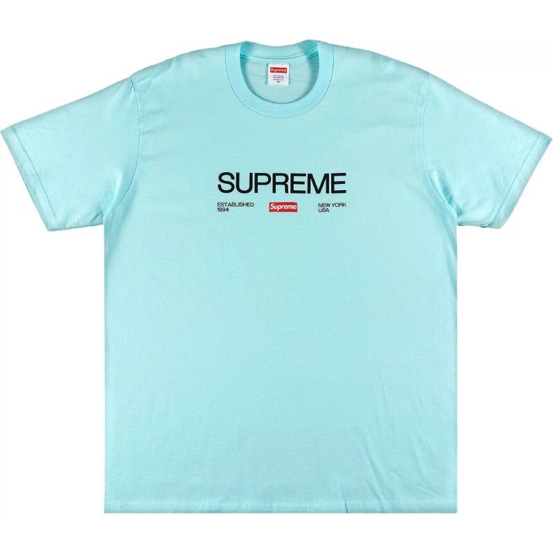 

Футболка Supreme Est. 1994, бирюзовый, Зеленый, Футболка Supreme Est. 1994, бирюзовый