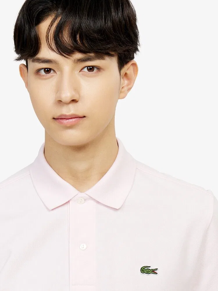 Футболка поло Regular Fit LACOSTE, Light Pink — фото 2