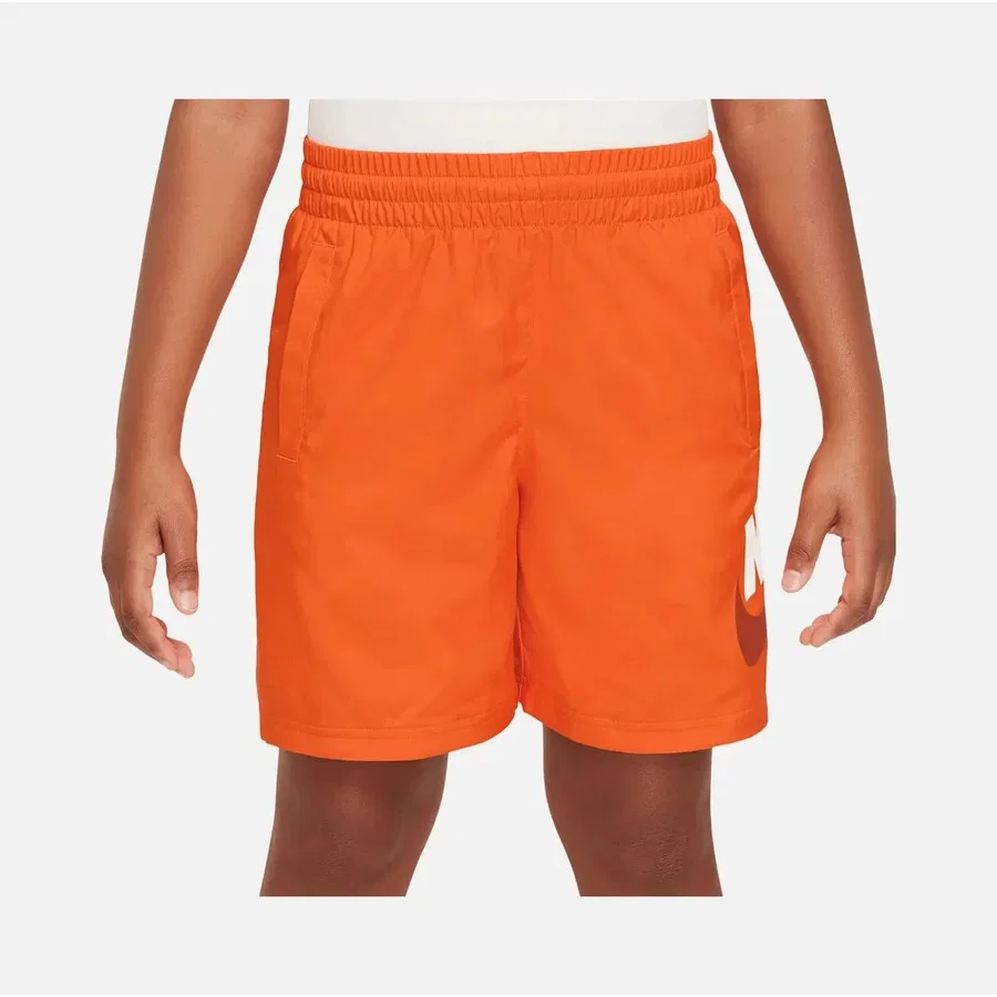 Спортивные шорты Tech Fleece Nike NSW Woven Short Hbr, Оранжевый — фото 4