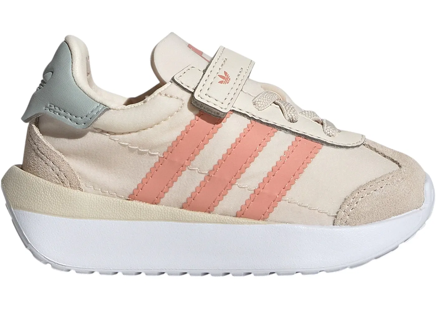 Детские кроссовки Lifestyle Adidas Country XLG, Wonder White Wonder Clay Wonder Silver