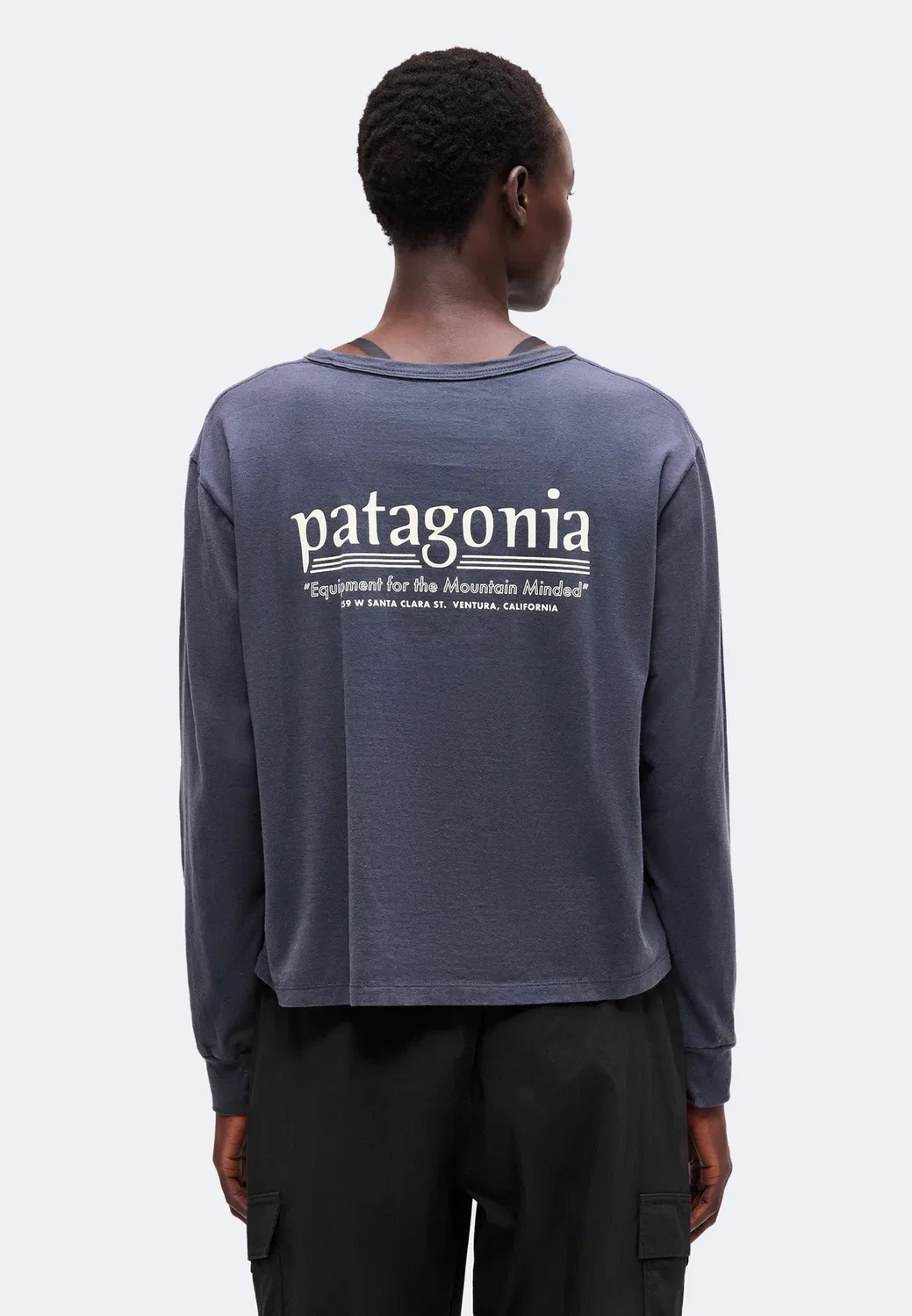 Футболка Hut tripper свободного кроя с длинными рукавами Patagonia, Smolder Blue