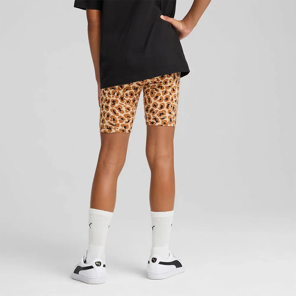 Леггинсы с принтом Puma Ess Animal Aop Short, коричневый — фото 4
