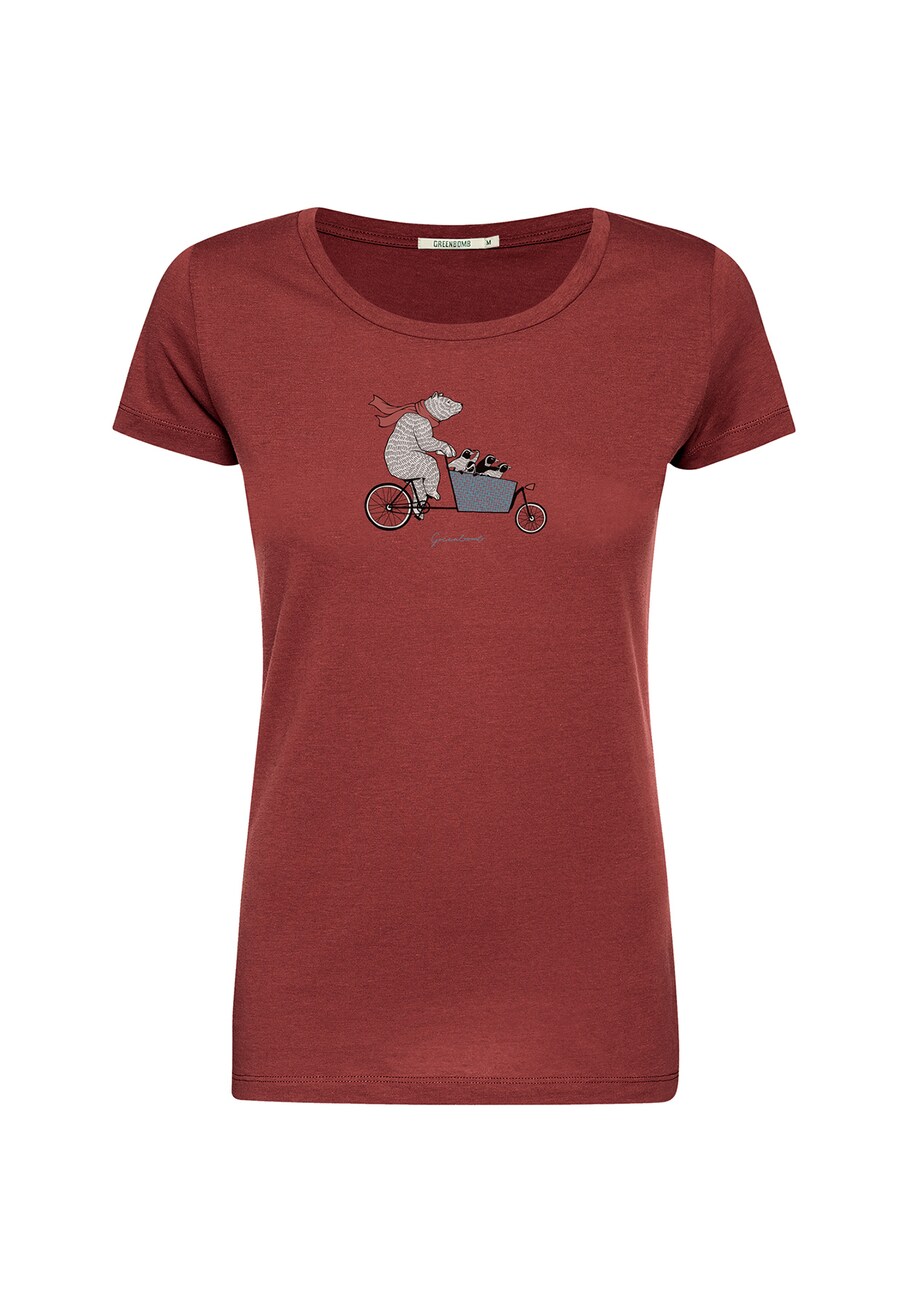 

Рубашка GREENBOMB Bike Cargo Family, ярко-красный