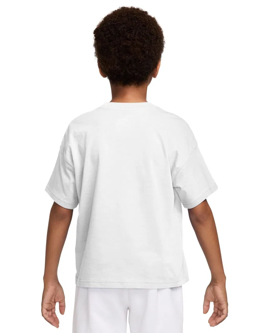 Футболка с круглым вырезом и свободным кроем Nike, White — фото 3