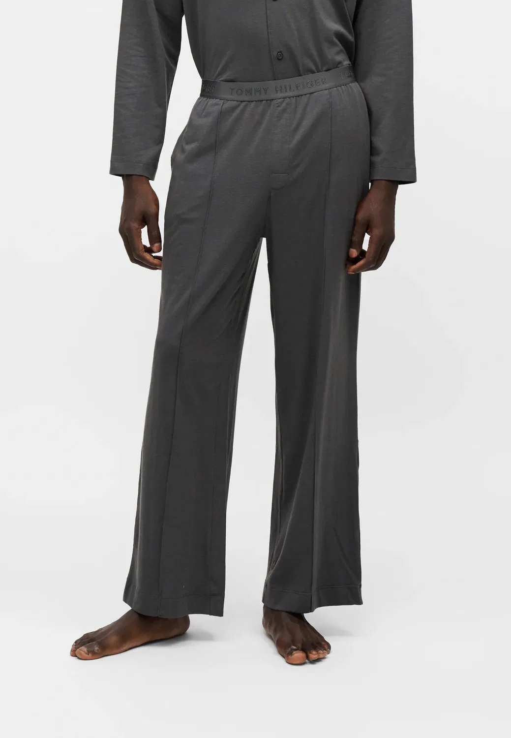 Повседневные роскошные пижамные штаны Tommy Hilfiger, Dark Ash